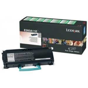 Toner oryginalny E260A11E Czarny