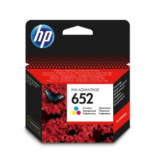 Tusz oryginalny F6V24AE (HP 652) Kolor