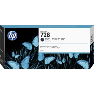 Tusz oryginalny F9J68A (HP 728) Czarny matowy wydajny