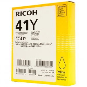Tusz oryginalny GC-41Y (405764) Żółty Wydajny