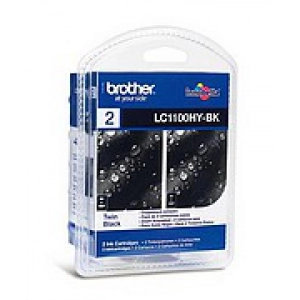 Pakiet 2 tuszy LC-1100 (dwupak) Czarny Wydajny