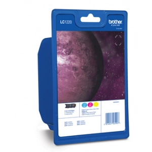 Zestaw oryginalny LC1220RBWBP (niebieski+purpurowy+żółty)