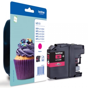 Tusz oryginalny LC123M Purpurowy