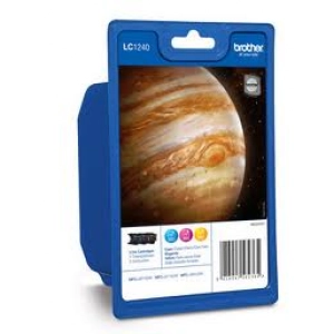 Tusz oryginalny LC-1240RBWBP RainbowPack (niebieski+purpurowy+żółty)