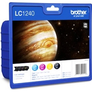 Tusz oryginalny LC-1280XLVALBP ValuePack (niebieski+purpurowy+żółty+czarny)