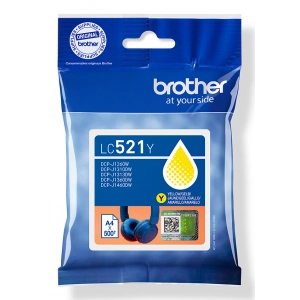 Brother LC521Y tusz żółty oryginalny