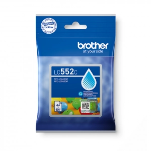 Brother LC552C tusz niebieski oryginalny