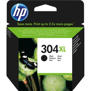 Tusz oryginalny N9K08A (HP 304XL) Czarny Wydajny