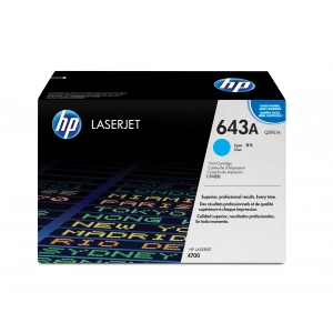 Toner oryginalny Q5951A (HP 643A) Niebieski
