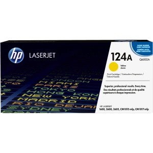 Toner oryginalny Q6002A (HP 124A) Żółty