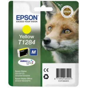 Tusz oryginalny T12844010 (T1284) Żółty