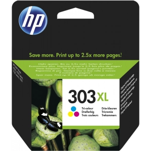Tusz oryginalny T6N03AE (HP 303XL) Kolor Wydajny