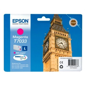 Tusz oryginalny T7033 Purpurowy (L)