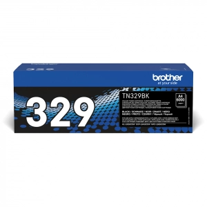 Toner oryginalny TN-329BK Czarny Extra Wydajny