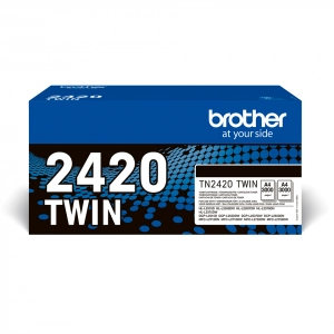 Brother TN-2420 TWIN 2pak tonerów czarny oryginalny wydajny (toner na europę zachodnią)