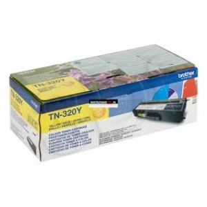 Toner oryginalny TN320Y Żółty