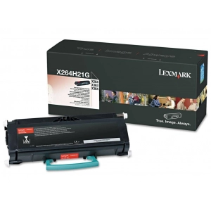 Toner oryginalny X264H21G Czarny