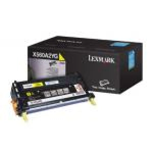 Toner oryginalny X560A2YG Żółty (regenerowalny)