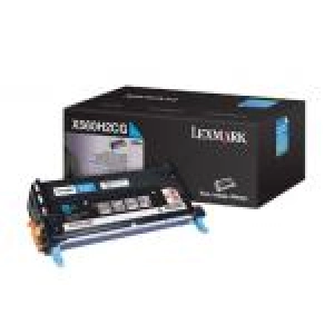 Toner oryginalny X560H2CG Niebieski Wydajny (regenerowalny)