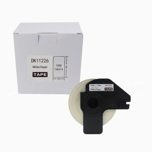 Etykiety do Brother DK-11226 czarny nadruk na białym tle, 29mm x 52mm 1000szt etykiet na rolce