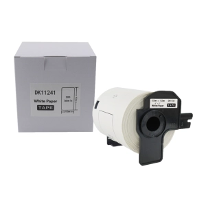 Etykiety do Brother DK-11241 czarny nadruk na białym tle, 102mm x 152mm 200szt etykiet na rolce