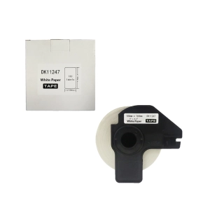 Etykiety do Brother DK-11247 czarny nadruk na białym tle, 103mm x 164mm 180szt etykiet na rolce