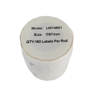Etykiety do DYMO LW 14681 S0719250 średnica 57mm 160szt etykiet na rolce