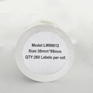 Etykiety do DYMO LW 99012 S0722400 36mm x 89mm 260szt etykiet na rolce