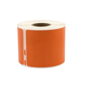 Etykiety do DYMO LW 99014 S0722430 54mm x 101mm 220szt etykiet na rolce pomarańczowa