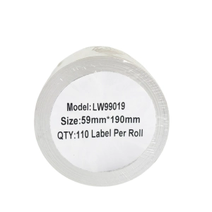 Etykiety do DYMO LW 99019 S0722480 59mm x 190mm 110szt etykiet na rolce