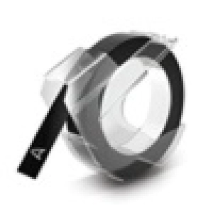 Taśma do Dymo Omega wytłaczarka S0898130 9mm 3m czarna taśma