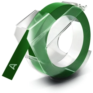 Taśma do Dymo Omega wytłaczarka S0898160 9mm 3m zielona taśma
