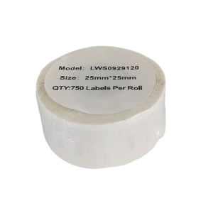 Etykiety do DYMO LW S0929120 25mm x 25mm 750szt etykiet na rolce