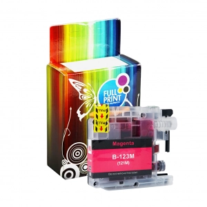 Tusz zamiennik LC123M Purpurowy (CHIP)