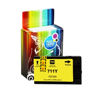 Tusz zamiennik CZ132A (HP 711) Żółty