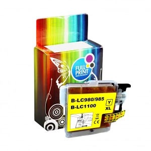 Tusz zamiennik LC-980Y Żółty