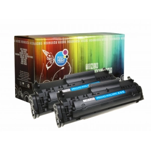 Toner zamiennik Q2612A Czarny (dwupak) (HP 12A)