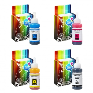 Zestaw tuszów T6641, T6642, T6643, T6644 Niebieski/Purpurowy/Żółty/Czarny