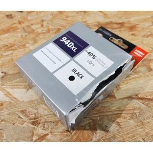 Tusz zamiennik C4906A (HP 940 XL) Czarny Wydajny OUTLET (otwarte opakowanie zewnętrzne)