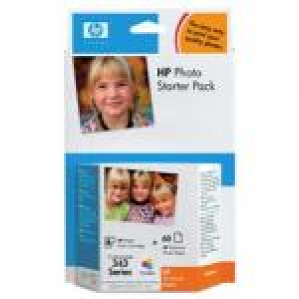 Zestaw HP Q7948EE Photo Starter Pack seria 343 + papier foto