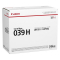 Toner oryginalny CRG 039HBK (0288C001) Czarny Wydajny