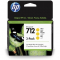 Tusz oryginalny 3ED79A (HP 712) Żółty 3-pack