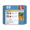 Zestaw oryginalny wkładów atramentowych HP 70 Multipack (CB340A) Czarny fotograficzny
