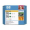 Zestaw oryginalny wkładów atramentowych HP 70 Multipack (CB348A) Zielony