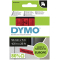Taśma do Dymo D1 45017 12mm 7m czerwona taśma czarny napis S0720570 oryginalna do DYMO D1