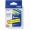 Taśma do Brother TZe-611 6mm 8m żółta taśma czarny napis oryginalna do Brother TZe
