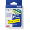 Taśma do Brother TZe-631 12mm 8m żółta taśma czarny napis oryginalna do Brother TZe