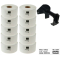 10 x Etykiety do Brother DK-11208 czarny nadruk na białym tle, 38mm x 90mm 400szt etykiet na rolce WYMIENNY UCHWYT