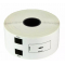 Zamienne etykiety DK11221 23x23mm, 1000 sztuk na rolce (bez uchwytu) do Brother QL-800 duocolor