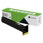Lexmark 24B7580 toner żółty oryginalny